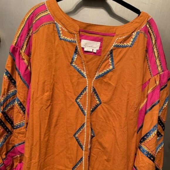 Anthropologie Retro Stasiana Embroidered Tunic Dress - Picture 7 of 16